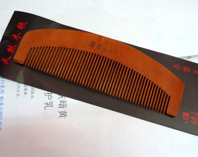 香桐香木月梳