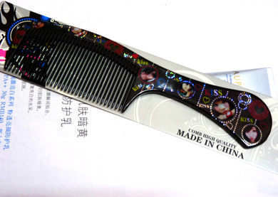 非主流时尚亮片梳（5121）