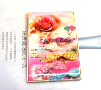 可爱多彩心情小镜带梳（720）
