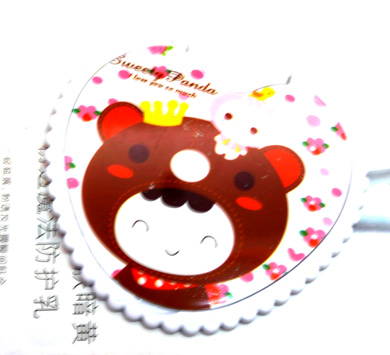 可爱心形卡通花边小镜（021）