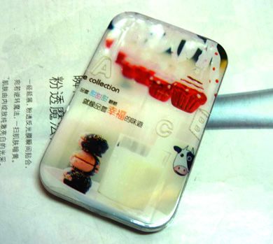 可爱幸福阳光带梳小镜（03）