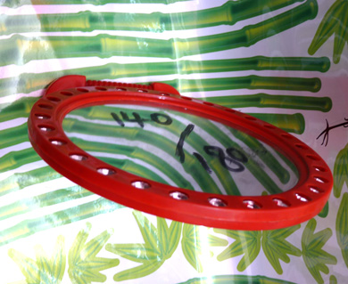 折叠镜   带钻红圆镜小（140）