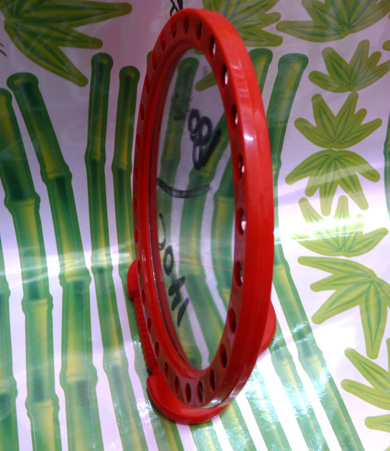 折叠镜   带钻红圆镜小（140）