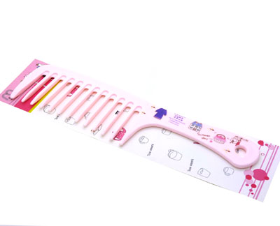 时尚美发梳 宽齿梳 卷发梳 大梳子 直发梳----999大齿梳