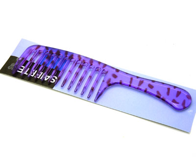 性感时尚美发梳 宽齿梳 卷发梳 大梳子 直发梳 洗澡梳----9810豹纹大齿梳