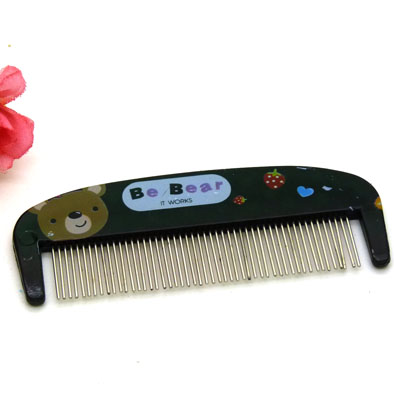 卡通梳子 防静电梳子 铁齿梳子 化妆梳 便携卡通梳----0213铁齿卡通梳