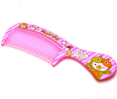 可爱卡通宽齿梳 卷发梳 大梳子 直发梳 洗澡梳----1604卡通梳