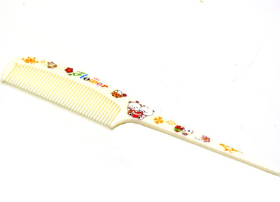 可爱耐热防静电 家用美发分针梳子 化妆梳平梳美发梳理发梳----3101美发分针