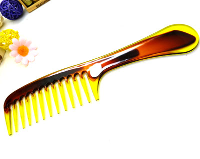 渐变色耐摔梳 直发梳 宽齿梳 大梳子 家用梳 化妆梳----G29宽齿梳