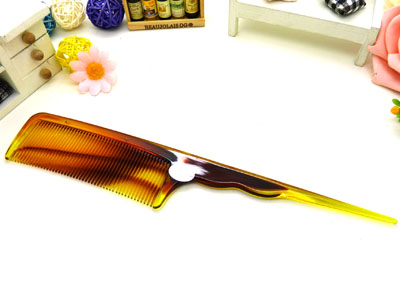 渐变色耐热防静电 家用美发分针梳子 化妆梳平梳美发梳理发梳----G58分针