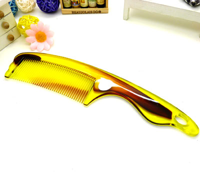 渐变色耐摔梳 直发梳 宽齿梳 家用梳 化妆梳----G56梳