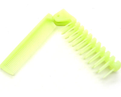 糖果色创意梳 折叠梳 家用梳 化妆梳 随身便携梳----0388折叠梳