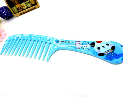 时尚卡通宽齿梳 卷发梳 大梳子 直发梳 洗澡梳----SS-504宽齿梳