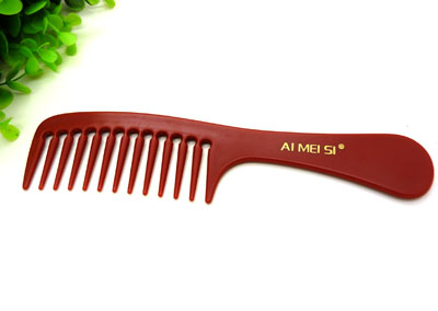 时尚创意宽齿梳 卷发梳 家用头梳 宽齿梳 直发梳 洗澡梳----7724宽齿梳