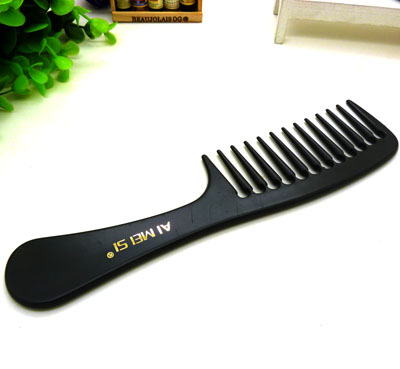 时尚创意宽齿梳 卷发梳 家用头梳 宽齿梳 直发梳 洗澡梳----7724宽齿梳