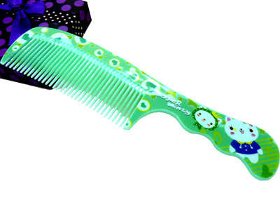 可爱卡通彩色梳 卷发梳 家用头梳 直发梳 洗澡梳 化妆梳----508卡通梳