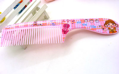 可爱卡通耐摔梳 直发梳 宽齿梳 家用梳 化妆梳 洗澡梳----0918梳