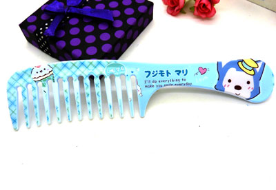可爱卡通宽齿梳 大梳子 直发梳 洗澡梳 卷发梳 时尚发梳----6153宽齿梳