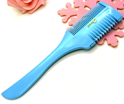 时尚带有刀片的削发梳 削发器 削发刀 理发刀----805带刀削发器