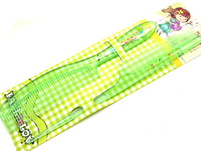 可爱对梳 直发梳 日用梳子 妆梳 家用梳 时尚发梳----231水晶透明对梳