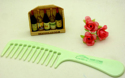 时尚大把宽齿梳直发梳 牛角家用梳 化妆梳 日用梳子 时尚发梳----6624宽齿梳