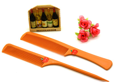 时尚对梳 直发梳 日用梳子 妆梳 家用梳 美发梳 时尚发梳----苹果对梳2件套