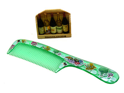 透明直发梳 日用梳子 化妆梳 家用梳 时尚发梳----037E梳