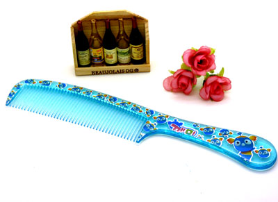 透明直发梳 日用梳子 化妆梳 家用梳 时尚发梳----029E梳