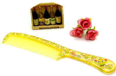 透明直发梳 日用梳子 化妆梳 家用梳 时尚发梳----029E梳