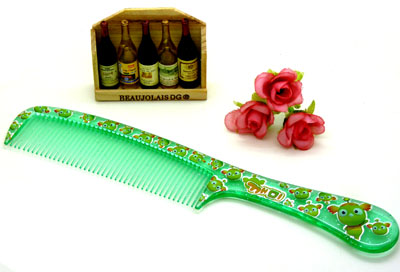 透明直发梳 日用梳子 化妆梳 家用梳 时尚发梳----029E梳