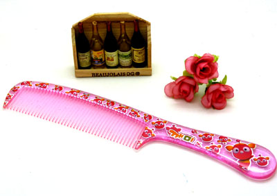 透明直发梳 日用梳子 化妆梳 家用梳 时尚发梳----029E梳