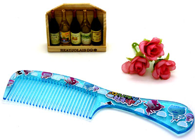 透明色大把发梳 家用梳 化妆梳 日用梳子 时尚发梳----1023E梳