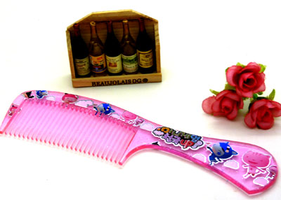 透明色大把发梳 家用梳 化妆梳 日用梳子 时尚发梳----1023E梳