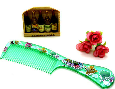 透明色大把发梳 家用梳 化妆梳 日用梳子 时尚发梳----1023E梳