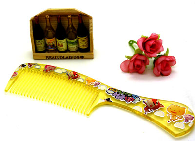 透明色大把发梳 家用梳 化妆梳 日用梳子 时尚发梳----1023E梳