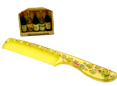 彩色透明耐摔梳 直发梳 家用梳 化妆梳 时尚发梳----019E梳