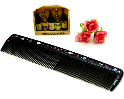 可爱卡通耐热防静电 家用美发粗细两用梳子 化妆梳平梳美发梳----H87非主流两用梳