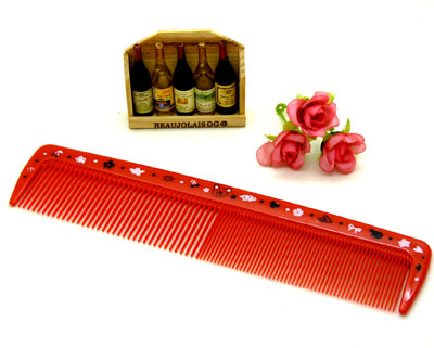 可爱卡通耐热防静电 家用美发粗细两用梳子 化妆梳平梳美发梳----H87非主流两用梳