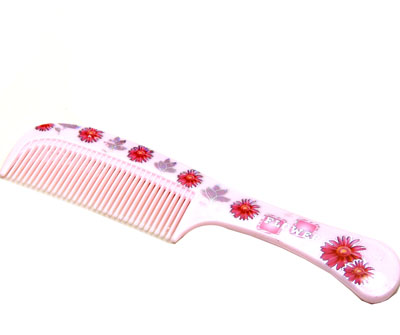 印花大把发梳 家用梳 化妆梳 日用梳子 时尚发梳----1992梳