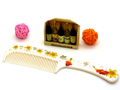 印花大把发梳 家用梳 化妆梳 日用梳子 时尚发梳----1992梳