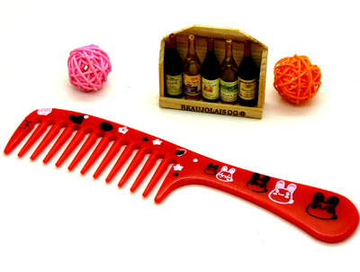 正品梳子 可爱大齿梳 大波浪卷发梳 时尚发梳----H83宽齿梳