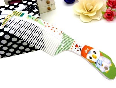 可爱直发梳 日用梳子 化妆梳 家用梳 时尚发梳----0916梳