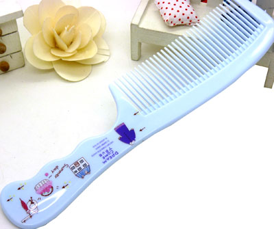 时尚卡通耐摔梳大把直发梳 洗澡梳 家用头梳 化妆梳----999-5梳
