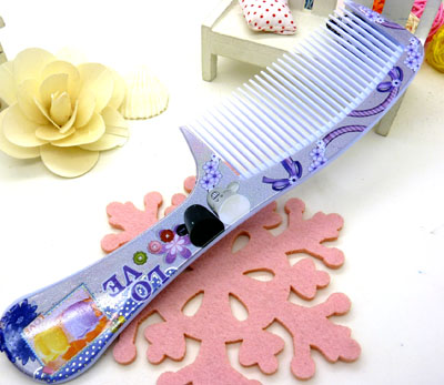 可爱卡通耐摔梳直发梳 家用梳 洗澡梳 化妆梳 时尚发梳----9893梳