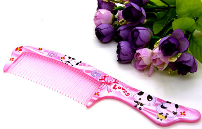 可爱卡通直发梳 卷发梳 家用梳 化妆梳 时尚发梳 凤尾梳----1825梳