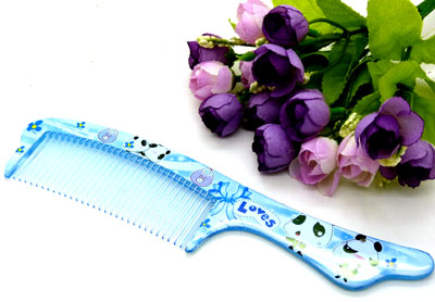 可爱卡通直发梳 卷发梳 家用梳 化妆梳 时尚发梳 凤尾梳----1825梳