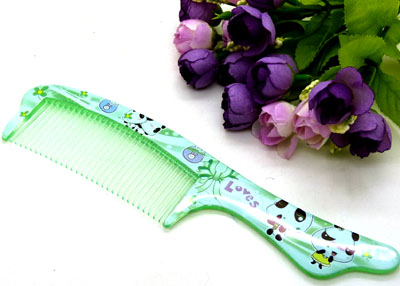 可爱卡通直发梳 卷发梳 家用梳 化妆梳 时尚发梳 凤尾梳----1825梳