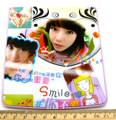 时尚个性创意新款镜子 化妆镜 便携 挂式 折叠镜子梳妆镜----616镜子