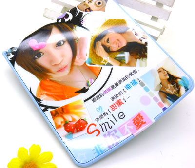 时尚个性创意新款镜子 化妆镜 便携 挂式 折叠镜子梳妆镜----616镜子