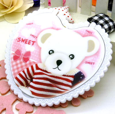 韩版化妆镜 时尚可爱折叠镜 美容镜 个性创意镜 随身小镜子---021镜